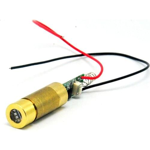 Industrial/Lab Brass 650nm 200mw Red Laser Module Cross Beam DC3.7V Driver Out