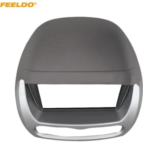 FEELDO Car 2Din Radio DVD Panel Fascia Frame for MITSUBISHI I Miev CITROEN C-Zero PEUGEOT iOn EV Stereo Frame Dash Mount Kit