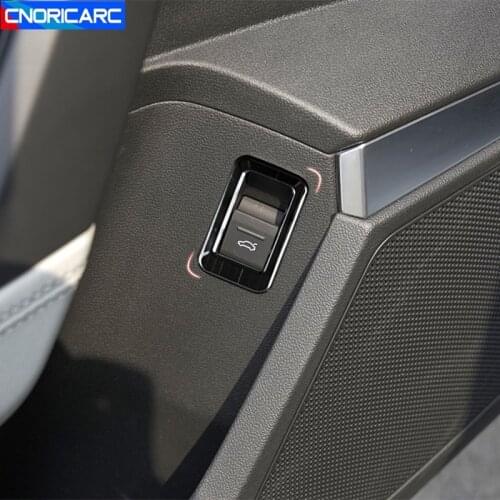 Car Styling Trunk Switch Button Decoration Frame Trim For Audi A3 2021 Stainless Steel Auto Interior Accessories