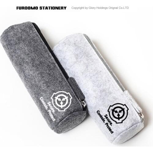 SCP Special Containment Procedures Foundation Purse Cosplay Secure Contain Protect Student Bags Pencil Case Bag Wallet Prop Gift