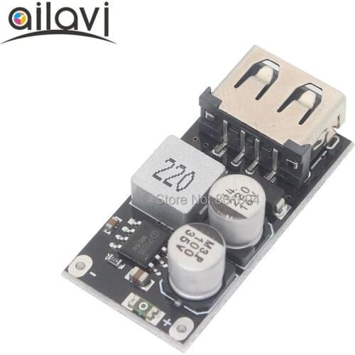 DC-DC Power Buck Module 6V-32V12V24V To QC3.0 Fast Charging Single USB Charging Converter Board Apply For iPhone Huawei FCP