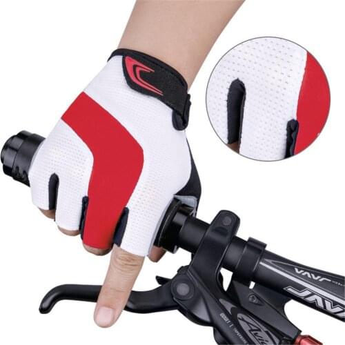 Cycling Gloves Half Finger Anti-Slip Mountain Bike Gloves GEL Silicone Anti-skid Shock-absorbing Glove For Cycling Equipment