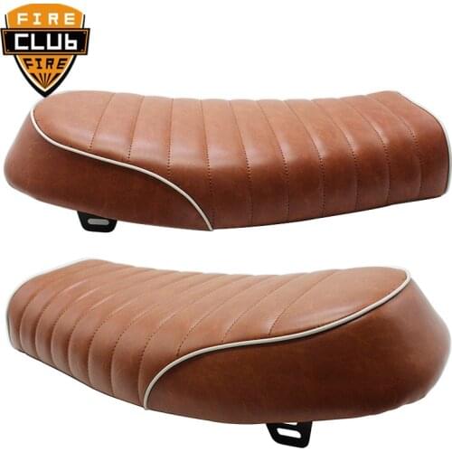 Cafe Racer Seat Scrambler Vintage Flat Saddle Flat pan Retro Seat For CG125