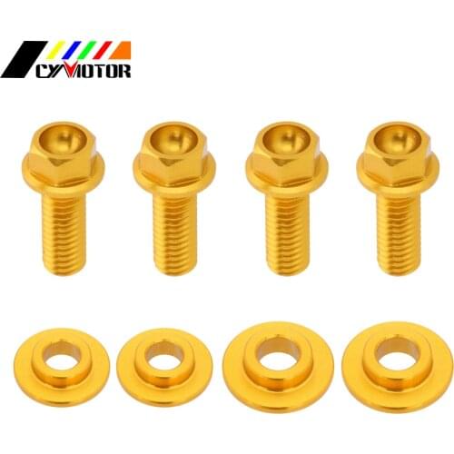 Motorcycle Seat & Side Panels Screw Bolt For SUZUKI RMZ450 RMZ 450 2005 2006 2007 Gold