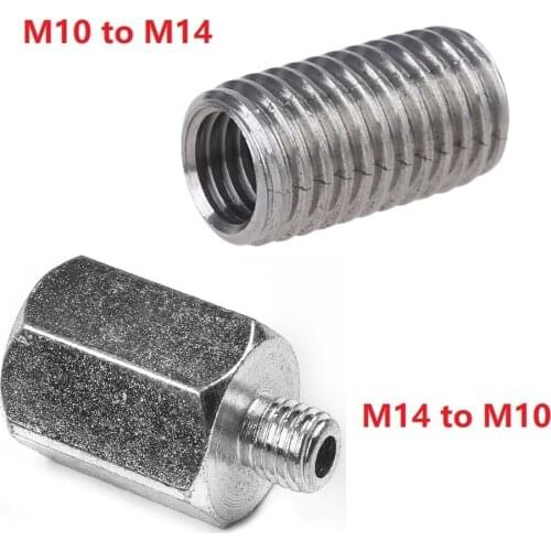 1Pcs M10 M14 Angle Grinder Polisher Thread Interface Connector Converter Stainless Screw Adapter Power Tool Accessories