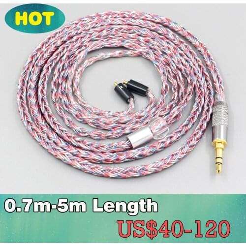 16 Core Silver OCC OFC Mixed Braided Cable For UE Live UE6Pro Lighting SUPERBAX IPX Earphone LN007564