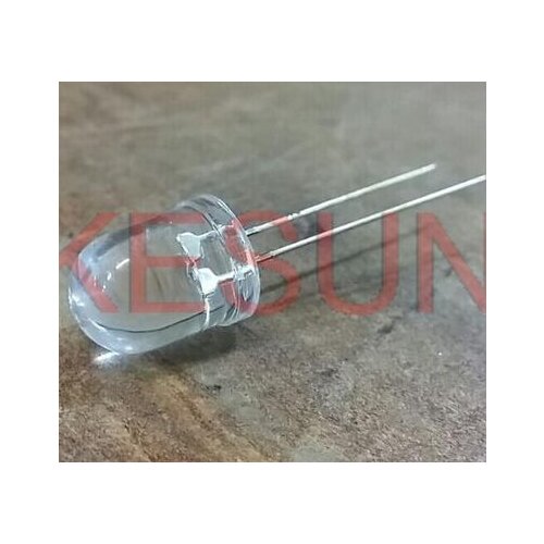 500PCS x 8mm Clear Lens White Red Jade Green Blue Yellow Ultra Bright Round LED Light Emitting Diode Lamp High Power