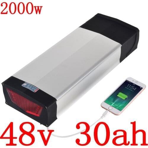 48V Battery 48V 30AH Lithium 48V 30AH Electric Bicycle Battery 48V 1000W 1500W 2000W Electric Bike Battery use LG/panasonic cell