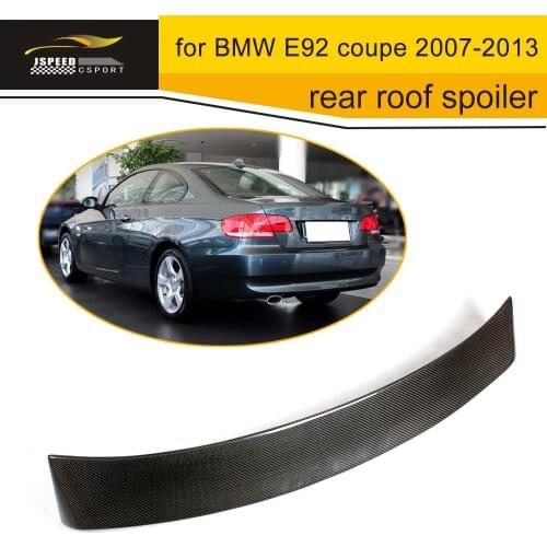 Carbon fiber Car accessories rear Roof wing lip spoiler for BMW E92 coupe 2007-2013