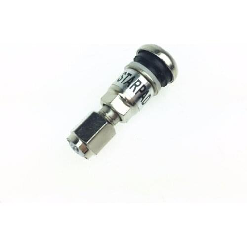 Auto Parts Tire Stainless Steel Alloy Metal Valve Auto Vacuum Tube Explosion-proof Retrofit Valve 10pcs