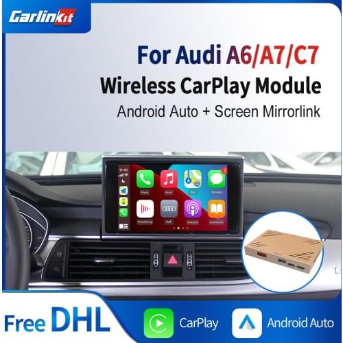Carlinkit Decoder 2.0 For AUDI A6 A7 C7 2009-2017 MMI 3G For Apple CarPlay and Android Auto Original Screen Reverse Retrofit Kit