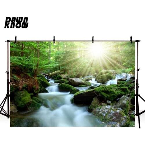 DAWNKNOW Spring Water Photography Background Sunshine Photographic Backdrops Wedding Photo Studio Children Photocall lv2590