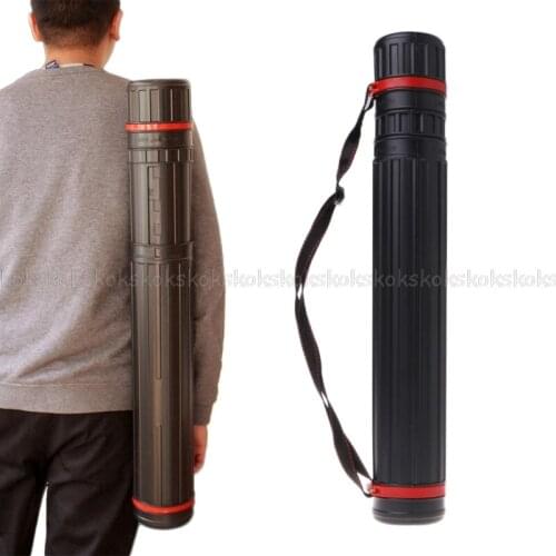 Flexible Plastic Telescopic Bluprint Document Painting Paper Storage Tube Box JUL26 dropship