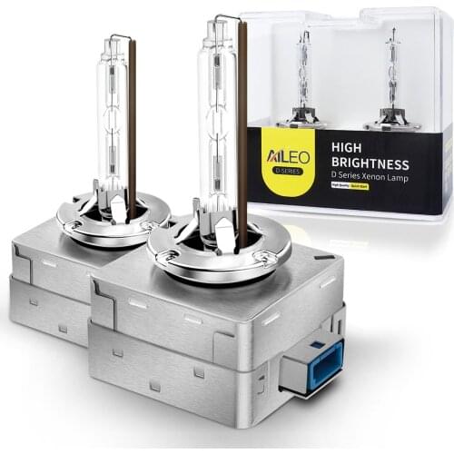 AILEO 2Pcs D1S D2S D3S D4S HID Bulb CBI HID Xenon Headlight Bulb D1R D2R D3R D4R D8S 12000LM Headlamp Light 4300K 6000K 8000K