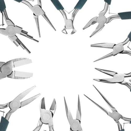 12 Kinds Multi Functional Tools Exclusive Customization Stainless Steel Cutting Wire Pliers Hand Tools DIY Jewelry Making Sets