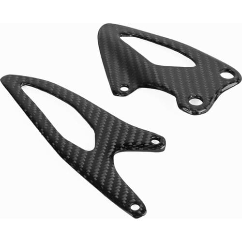 Motorcycle Carbon Fiber Heel Plates Side Panels Cover Accessories 1pair for Yamaha YZF R1 2015 2016