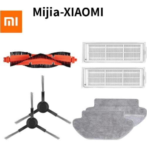 Xiaomi Original Parts for Xiaomi Sweeping Mopping Robot Vacuum Cleaner STYJ02YM Side & Main Brush HEPA Filter Mop Accessories