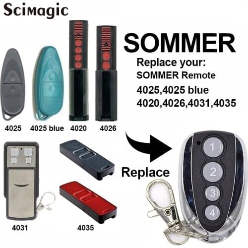 Sommer APERTO 868.3mhz Garage Door Remote Control Command 4025 4026 868MHz Transmitter