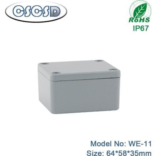 A pcs/lot 64*58*35mm CSCSD die cast aluminum housing case distribution box electrical aluminum amplifier chassis
