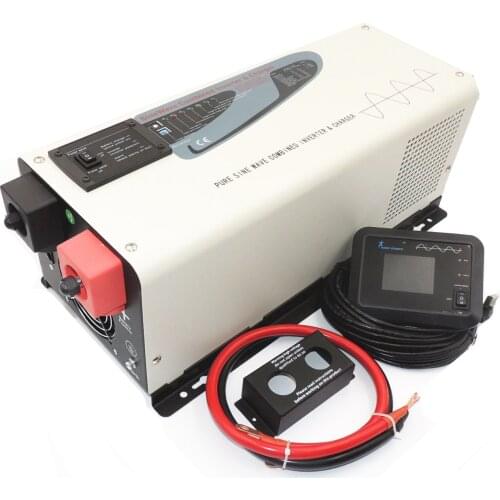 Pure Sine Wave Solar Inverter 24V 230V 2000W Car Power Inverter Battery Power Supply DC to AC Converter 12/24V to 120V/220V/240V