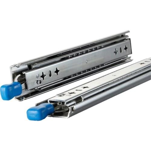 4X7B 12/14/16 Inches Heavy Duty Drawer Slides with Lock Full Extension Ball Bearing 1-Pair Drawer Rails Runners Locking