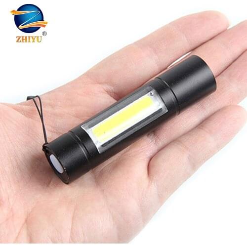 ZHIYU LED Flashlight USB Rechargeable Waterproof Lamps 3 Switch Modes High Power Torch T6 XPE Outdoor Flash Light Hot Wholesale