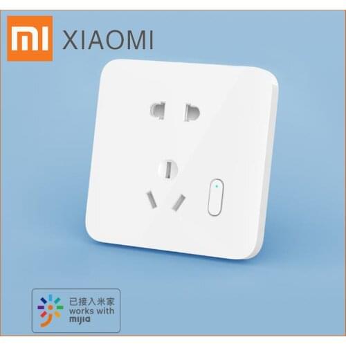 Xiaomi Mijia Smart Wall Socket Wireless Wall Outlet Wall Switch Bluetooth Mesh Connection Socket Smart Plug Work For Mijia App