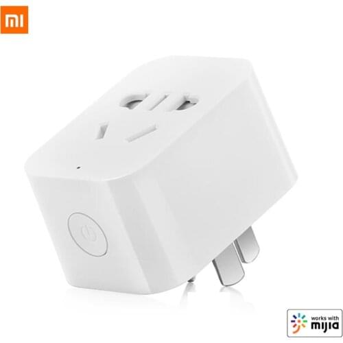 Xiaomi mi mijia Smart Socket 2th Bluetooth Gateway Version Wireless Switches Timer Plug work with WiFi APP smart App