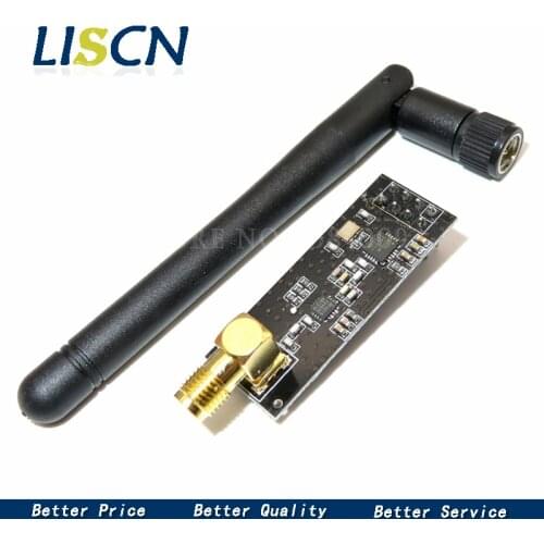1sets Special promotions 2.4G wireless modules 1100-Meters Long-Distance NRF24L01+PA+LNA wireless modules (with antenna)