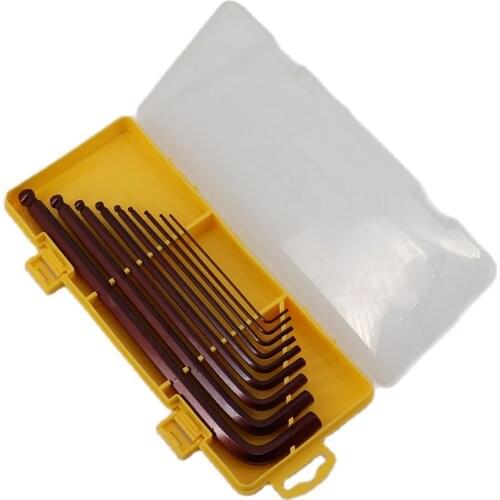 1Set Allen Wrench Metric Wrench Inch Wrench L Wrench Size Allen Key Short Arm Tool Set Easy To Carry In The Pocket