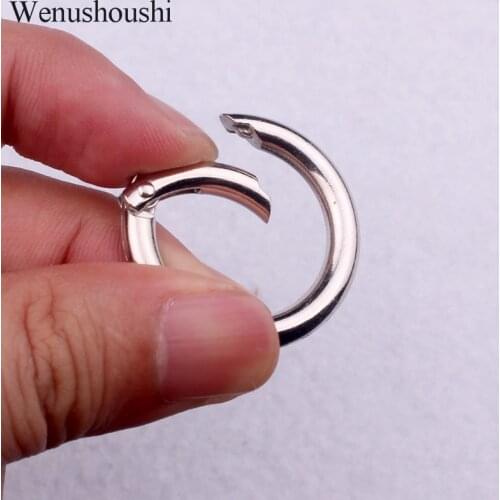 10pcs wholesale Spring buckle Openable Keyring Bag Belt Strap Dog Chain Buckle Snap Clasp Clip Trigger DIY Accessories di089