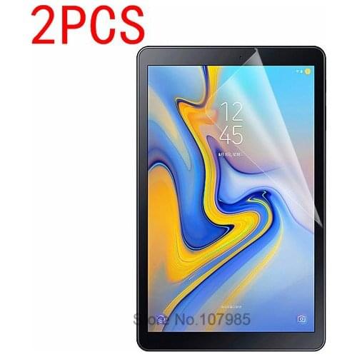 2pcs Clear Screen Protector Film Anti-Fingerprint Soft Protective Film For Samsung Galaxy Tab A 10.5 (2018) T590 T595