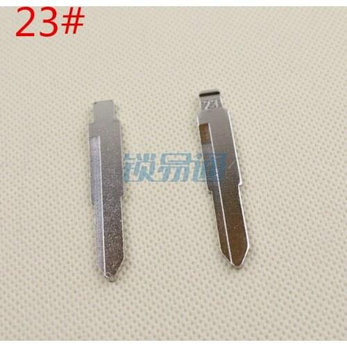23# 10pcs/ lot free shipping with high quality folding remote key blade for Mitsubishi, Southeast Delica, Suzuki Okutaku