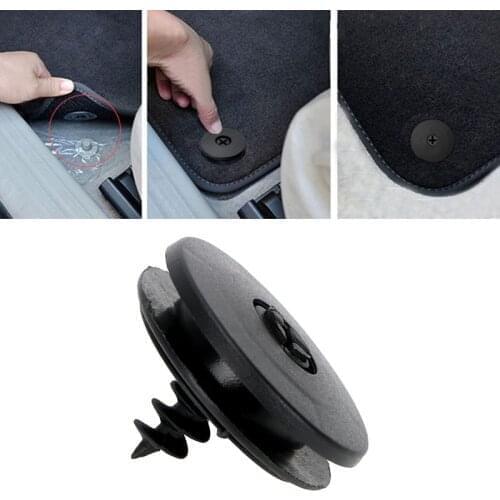 4pcs/pack Auto Fastener Floor Mat Buckle Car Fastener Clips Antiskid Pad For GM Opel Chevrolet Vauxhall Holden Skid Fixing Clamp