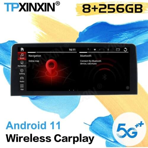 8+256GB Carplay Car Radio Receiver Android 11 Auto For BMW 1 Series F52 2016 2017 2018 2019 2020 2021 GPS Video Player Head Unit