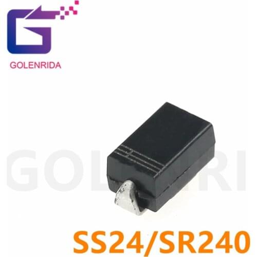100pcs SCHOTTKY DIODE SS24 2A 40V SMA SR240 DO-214AC