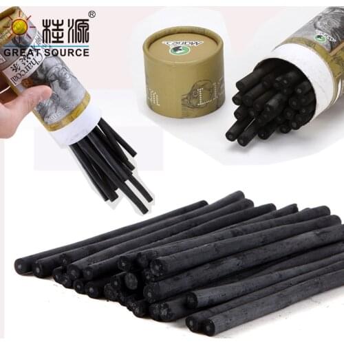 Art Charcoal Bar Sketch Bar Charcoal Drawing Bar 12cm (250pcs)