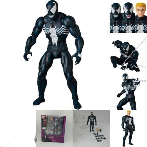 16cm New Mafex 088 Venom Comic Version Action Figure Model Toy Christmas Gift for Kids
