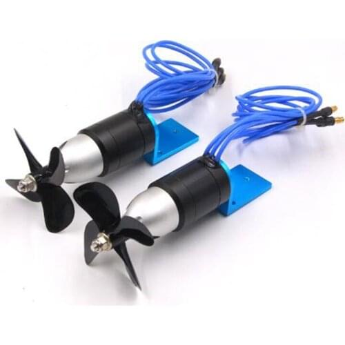 IPX8 Waterproof Underwater Thruster 2838 350KV 2.4KG Thrust Brushless Motor with 55mm 60mm Propeller for ROV RC Boats