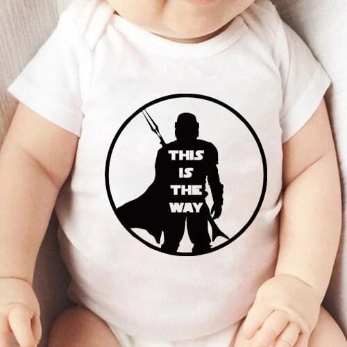 Mandalorian Baby Rompers Boy Girls Infant Clothes Kids Jumpsuit THIS IS THE WAY Newborn Clothes Dropshipping