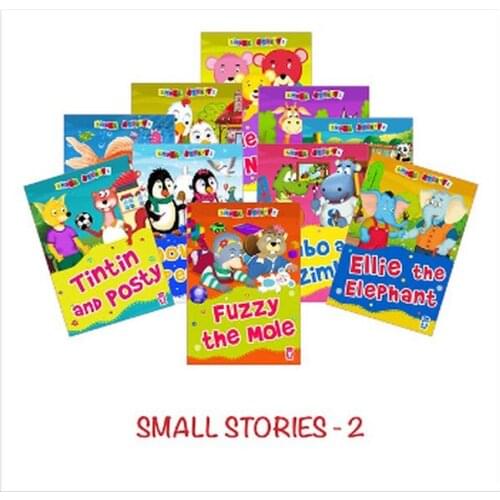 Mini Fairy Tales-2 (10 Book Set) Collective Timaş Broadcasts Child Sequence (TURKISH)
