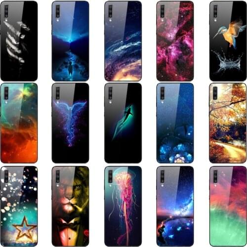 New Silicone Bumper For Samsung A70 Case 2019 Tempered Glass Phone Cover For Samsung Galaxy A70 Cases Coque Capa A 70 A705 A705F