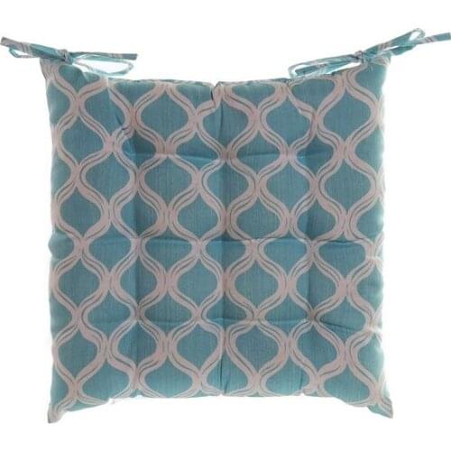 Chair cushion DKD Home Decor Sky blue (43 x 43 x 5 cm)