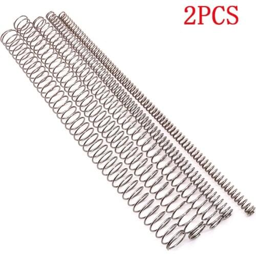 2pcs 304 Stainless Steel Compression Spring 0.3/0.4/0.5/0.6mm Wire Diameter 3/3.5/4/4.5/5/5.5mm Outer Diameter 305mm Length