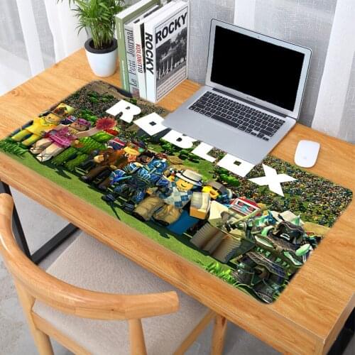 Roblox Gaming Computer Desk Mat Mouse Pad Large Mousepad Deskpad Gamer Rug Pc Table Anime Mouse Mats Xxl Gamers Accessories Mice
