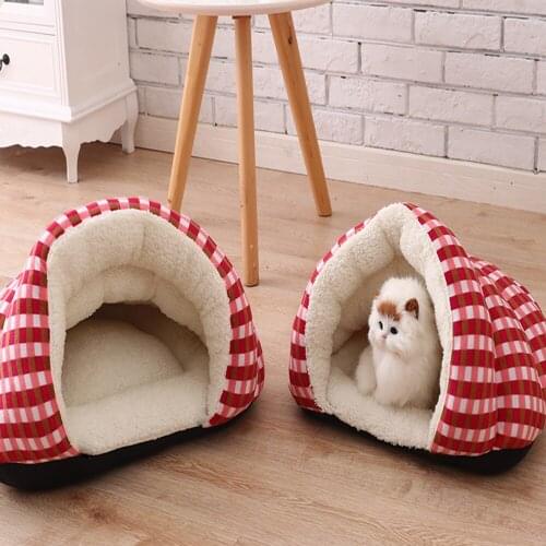 Dog House Sleeping Bag For Dogs Cat Home Cloth Pet Supplies Warm Pet Bag Comfortable Pet Bed Cat Home Small Dog Winter