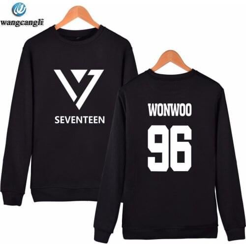 Seventeen 17 Kpop Print hoodies sweatshirts Women Men Plus Size 4XL pullover hoodie sweatshirt hip hop streetwear Tracksuit