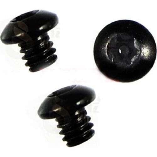 20Pcs M4 Round Pan head Allen Hexagon Six stars With column Torx T&TX Plum blossom Anti-theft Screw 6mm-12mm L black
