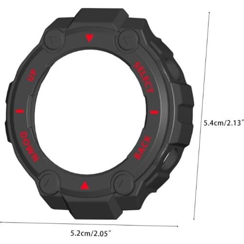 For -Amazfit T-Rex/T-Rex Pro Smart Watch Durable PC Protector Cover All-round Case Protective Shell Frame 1PC Q81F