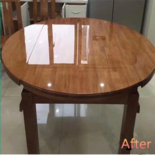 0.5x5m SUNICE 2mil(0.05mm) High Glossy Clear fumiture film elf adhesive Dinning table/Office Table Paint Protection film